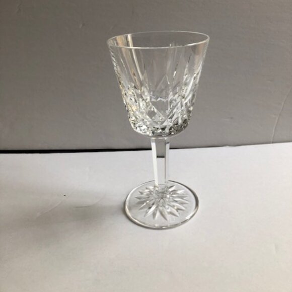 WATERFORD Vintage Crystal Lismore Claret Wine Glass Irish Bar SIGNED 3 Available - Picture 1 of 3